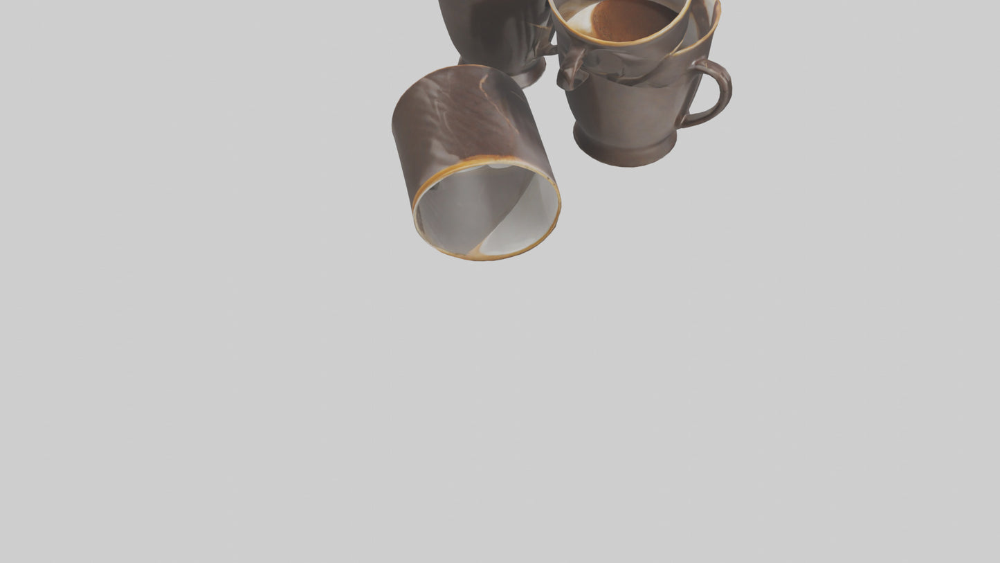 3D model Espresso Cups model VR / AR / low-poly