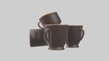 3D model Espresso Cups model VR / AR / low-poly