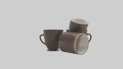 3D model Espresso Cups model VR / AR / low-poly