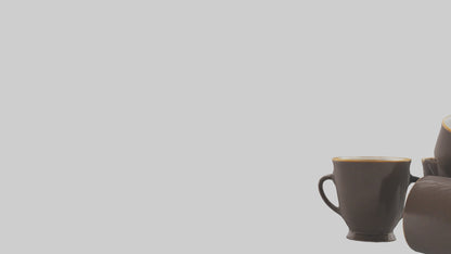 3D model Espresso Cups model VR / AR / low-poly