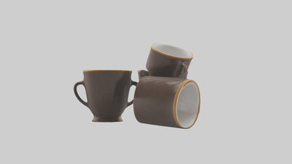 3D model Espresso Cups model VR / AR / low-poly