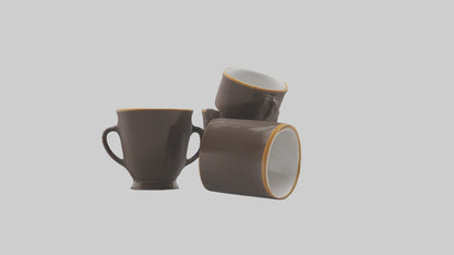 3D model Espresso Cups model VR / AR / low-poly