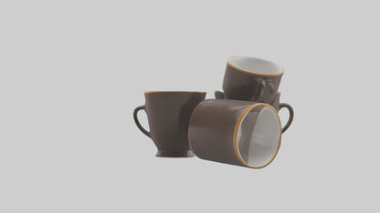 3D model Espresso Cups model VR / AR / low-poly