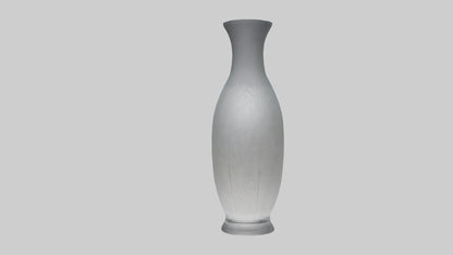 Etched glass vase model VR / AR / low-poly