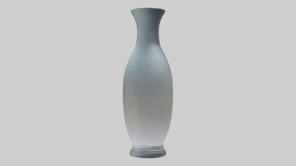 Etched glass vase model VR / AR / low-poly