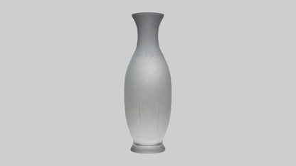 Etched glass vase model VR / AR / low-poly