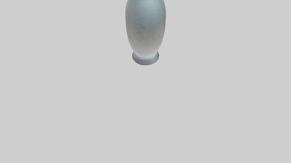 Etched glass vase model VR / AR / low-poly