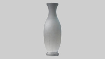 Etched glass vase model VR / AR / low-poly