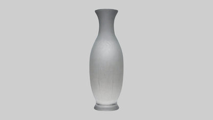 Etched glass vase model VR / AR / low-poly