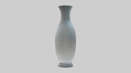 Etched glass vase model VR / AR / low-poly
