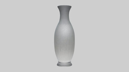 Etched glass vase model VR / AR / low-poly