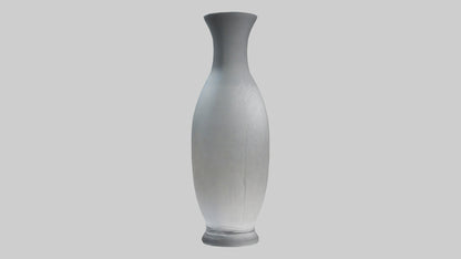 Etched glass vase model VR / AR / low-poly