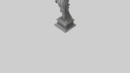 Eternal Freedom statue model VR / AR / low-poly