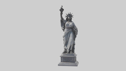 Eternal Freedom statue model VR / AR / low-poly