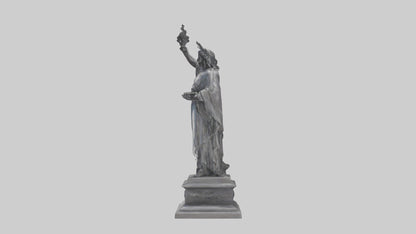 Eternal Freedom statue model VR / AR / low-poly