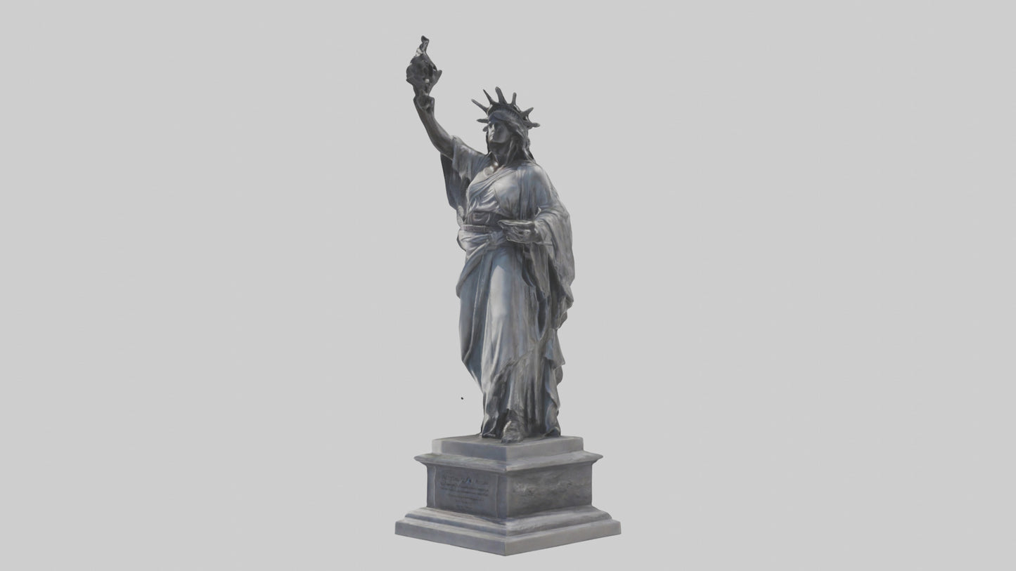 Eternal Freedom statue model VR / AR / low-poly