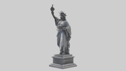 Eternal Freedom statue model VR / AR / low-poly
