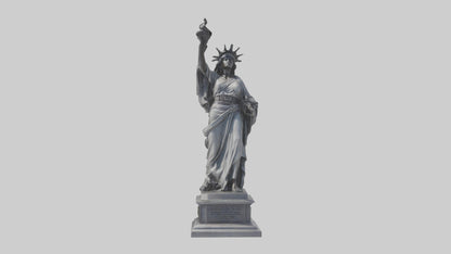 Eternal Freedom statue model VR / AR / low-poly