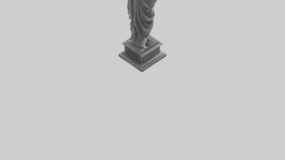 Eternal Freedom statue model VR / AR / low-poly