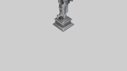 Eternal Freedom statue model VR / AR / low-poly