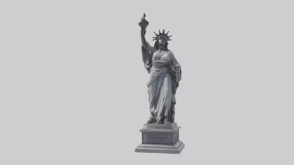 Eternal Freedom statue model VR / AR / low-poly
