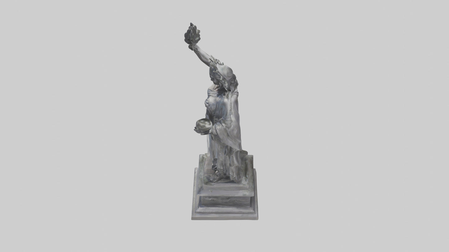 Eternal Freedom statue model VR / AR / low-poly