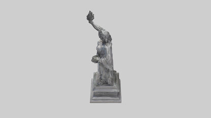 Eternal Freedom statue model VR / AR / low-poly