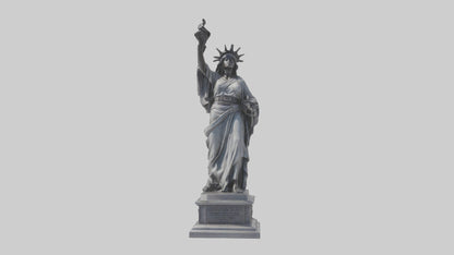 Eternal Freedom statue model VR / AR / low-poly