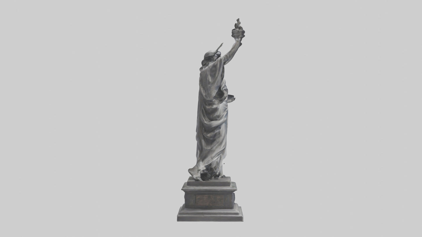Eternal Freedom statue model VR / AR / low-poly