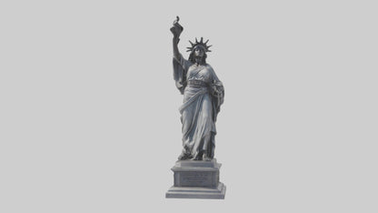 Eternal Freedom statue model VR / AR / low-poly
