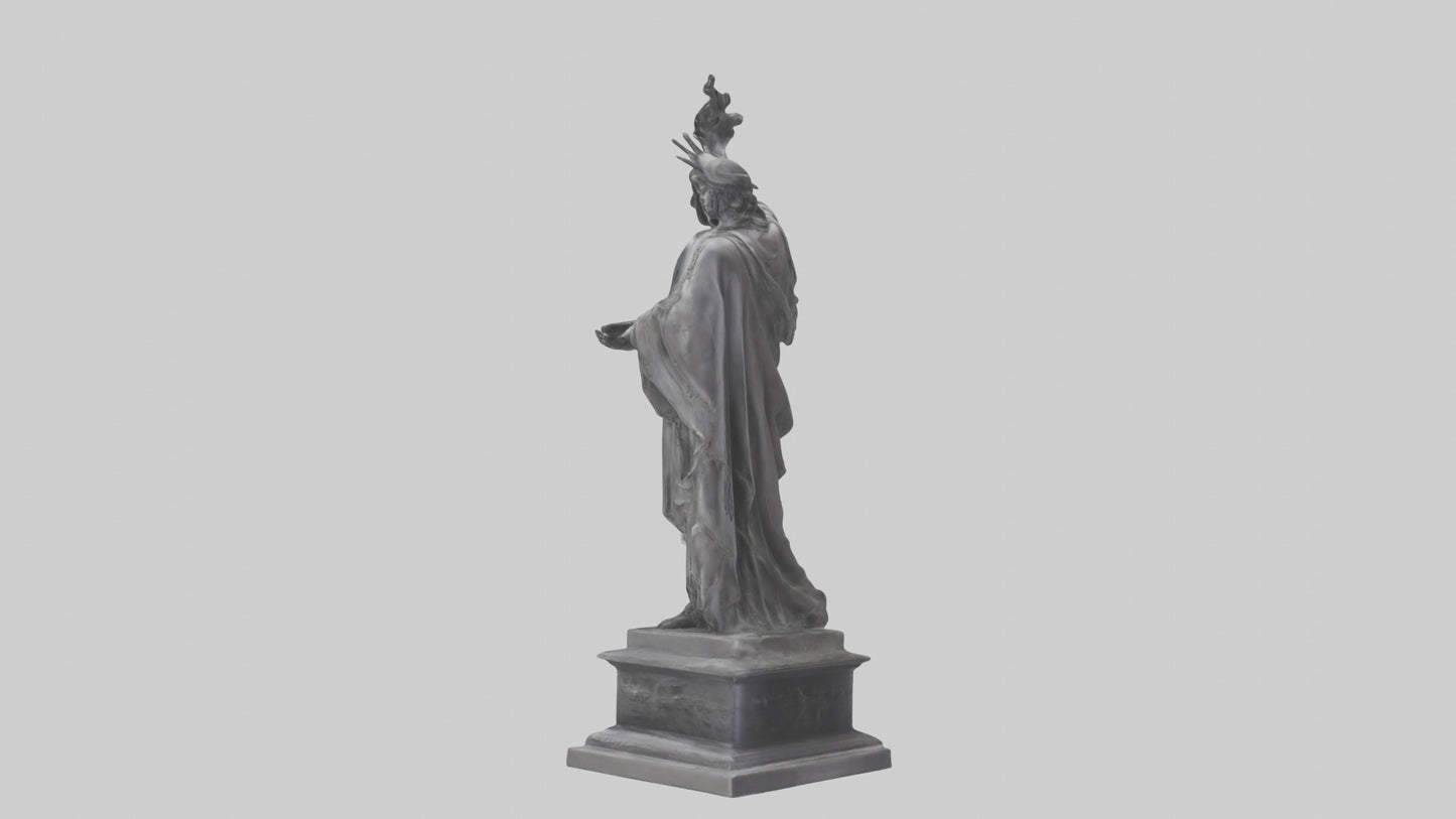 Eternal Freedom statue model VR / AR / low-poly