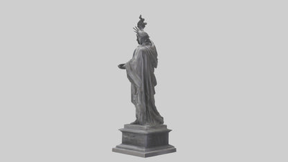 Eternal Freedom statue model VR / AR / low-poly