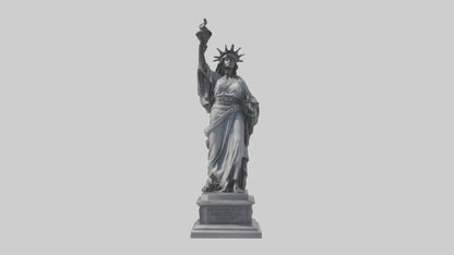 Eternal Freedom statue model VR / AR / low-poly