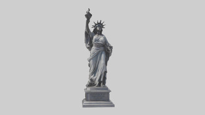 Eternal Freedom statue model VR / AR / low-poly
