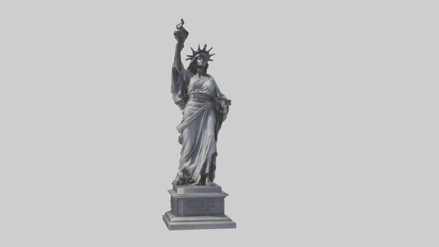 Eternal Freedom statue model VR / AR / low-poly