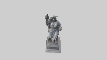 Eternal Freedom statue model VR / AR / low-poly