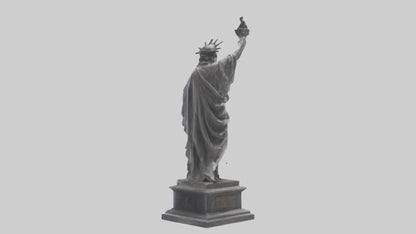 Eternal Freedom statue model VR / AR / low-poly