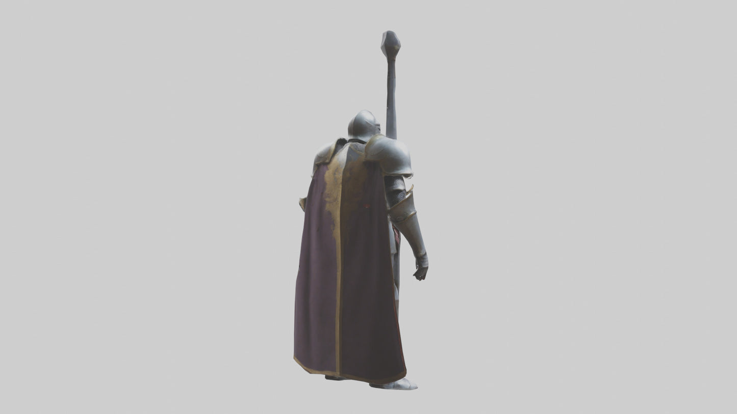 Eternal Knight model VR / AR / low-poly