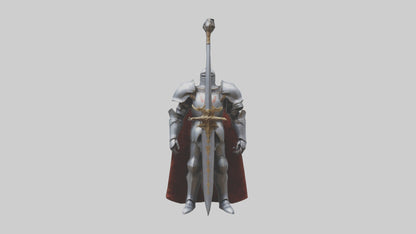 Eternal Knight model VR / AR / low-poly