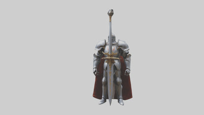 Eternal Knight model VR / AR / low-poly