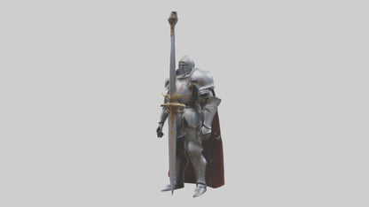 Eternal Knight model VR / AR / low-poly