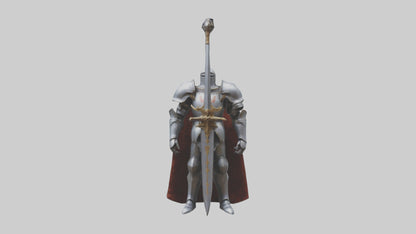 Eternal Knight model VR / AR / low-poly