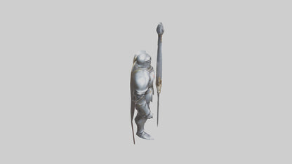 Eternal Knight model VR / AR / low-poly