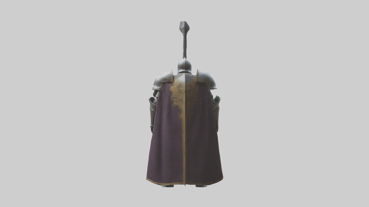 Eternal Knight model VR / AR / low-poly