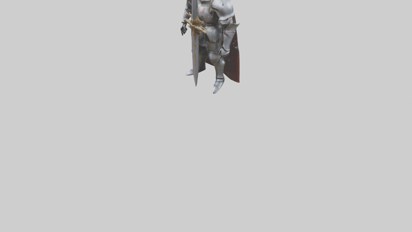 Eternal Knight model VR / AR / low-poly