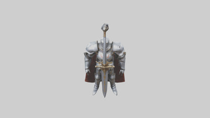 Eternal Knight model VR / AR / low-poly