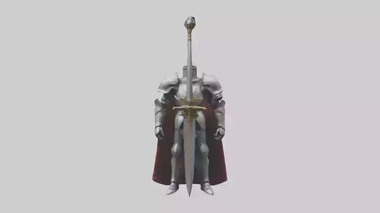 Eternal Knight model VR / AR / low-poly