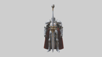 Eternal Knight model VR / AR / low-poly