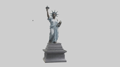 3D model Eternal Struggle for Liberty statue model VR / AR / low-poly