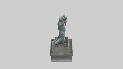 3D model Eternal Struggle for Liberty statue model VR / AR / low-poly